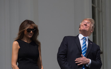 Zaćmienie Słońca: Donald Trump nie posłuchał rad NASA