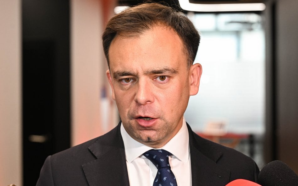 Minister finansów i gospodarki Andrzej Domański