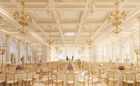 Tak ma wyglądać sala balowa, która powstanie w Białym Domu