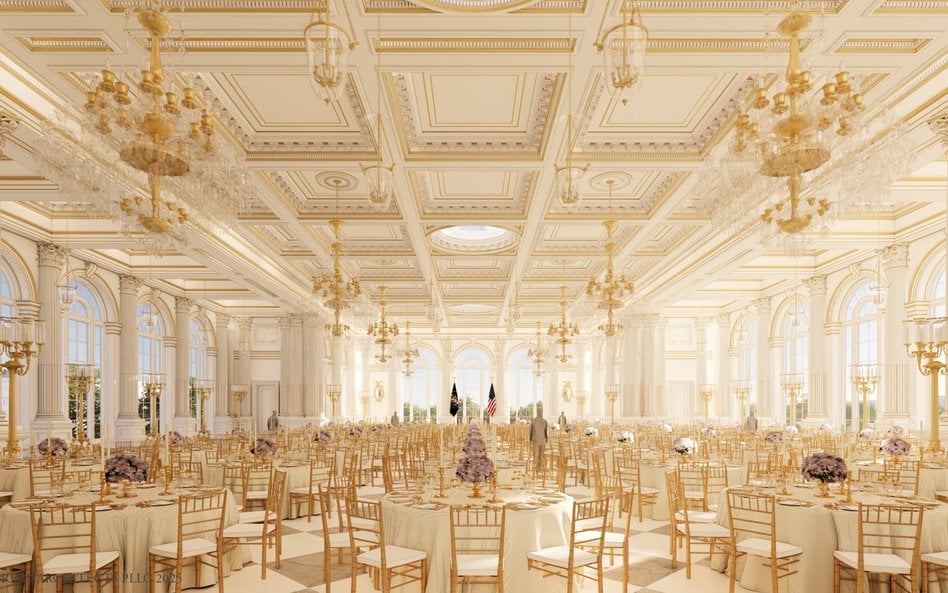 Tak miała wyglądać sala balowa przy Białym Domu