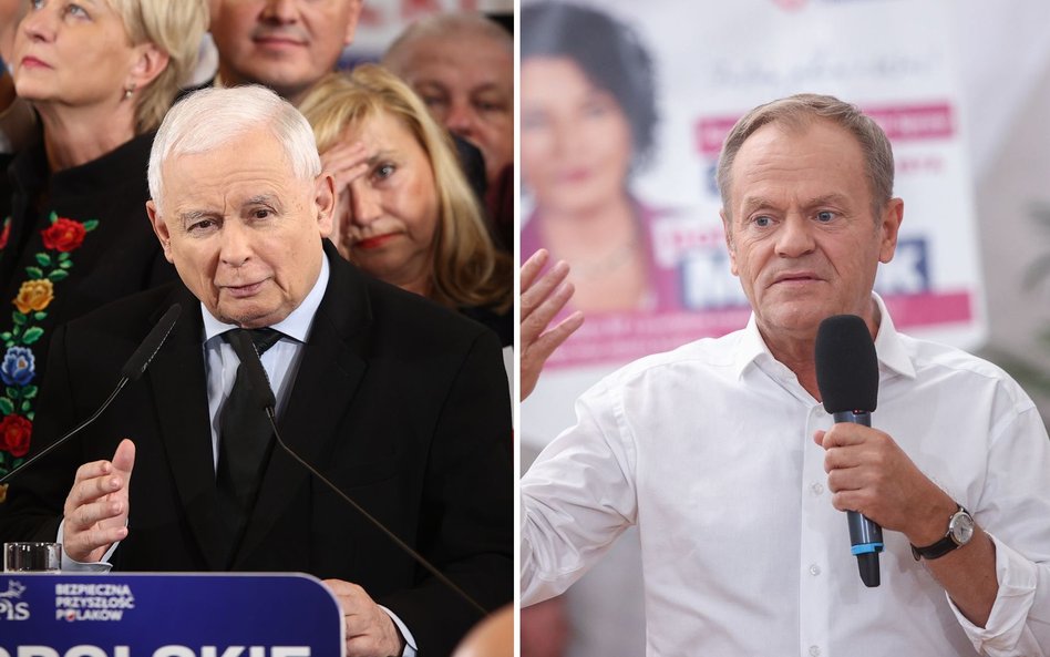 Jarosław Kaczyński i Donald Tusk