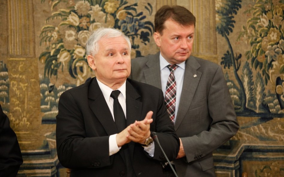 Jarosław Kaczyński i Mariusz Błaszczak