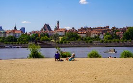 Warszawskie plaże zapewniają znakomite warunki do wypoczynku na łonie natury