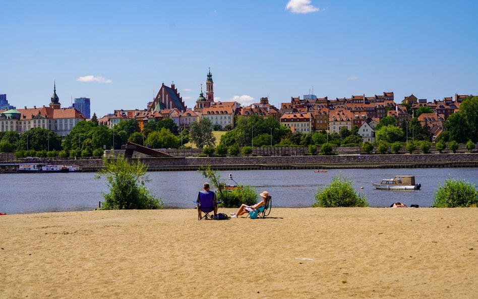 Warszawskie plaże zapewniają znakomite warunki do wypoczynku na łonie natury