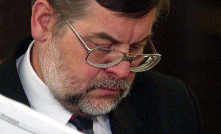 Tomasz Nałęcz jako przewodniczący sejmowej Komisji Śledczej badającej tzw. sprawę Rywina, 26 kwietni