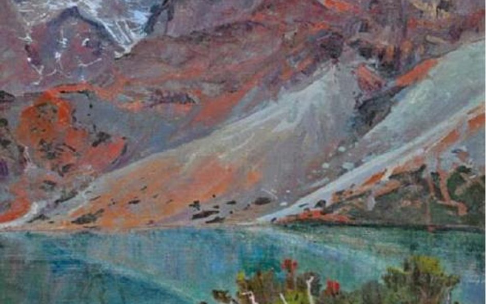 Stanisław Gałek, „Morskie Oko”, 1910 r., olej na płótnie, depozyt w Muzeum Tatrzańskim w Zakopanem