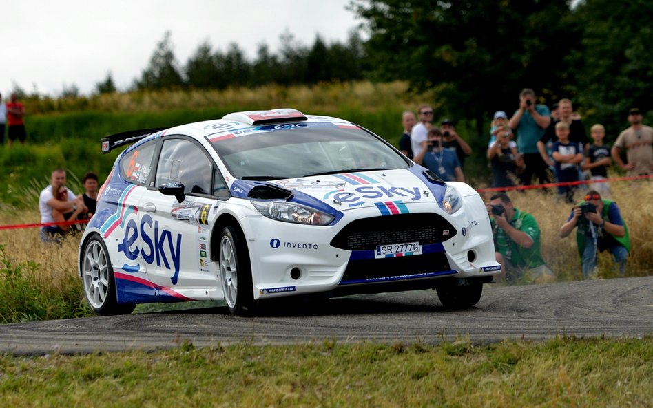 Łukasz Habaj i Jacek Spentany w Fordzie Fiesta R5