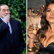 Były premier Włoch Silvio Berlusconi i oskarżona o kradzież Karima El Mahroug vel Ruby