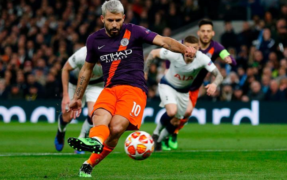 Sergio Agüero w pierwszym meczu z Tottenhamem nie strzelił karnego