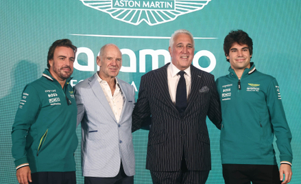 Fernando Alonso, Adrian Newey, Lawrence Stroll i Lance Stroll czyli najważniejsze osoby zespołu Form