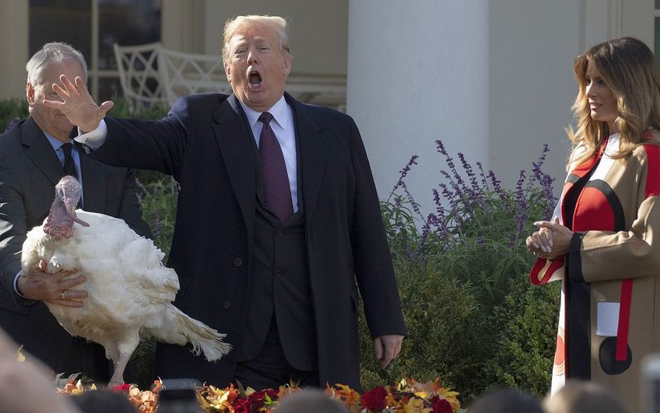 Zgodnie z tradycją Święta Dziękczynienia Donald Trump skorzystał z przysługującego prezydentowi praw