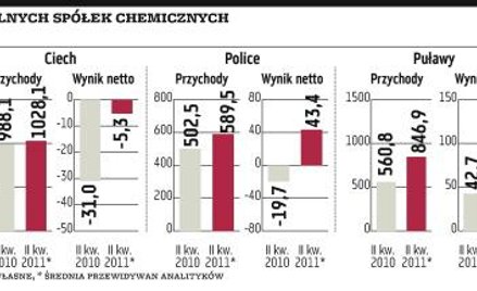 Cała chemia poprawiała wyniki kwartalne