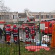 Przedszkole przy którym rozbił się śmigłowiec
