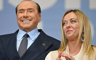 Silvio Berlusconi i Georgia Meloni