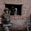 Ukraińscy żołnierze na linii frontu w obwodzie donieckim, 4 czerwca