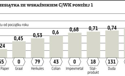 Spółki z niskim C/WK i potencjałem wzrostowym