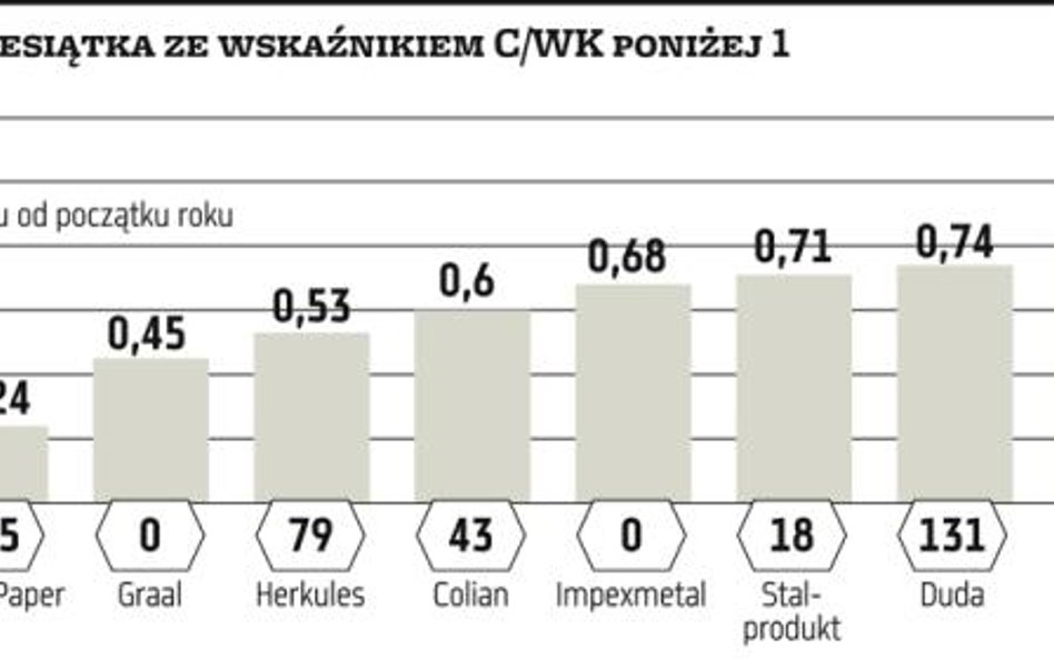 Spółki z niskim C/WK i potencjałem wzrostowym