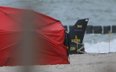 Na plaży w Rusinowie 14 września wojsko zlokalizowało i podjęło z morza drona, wstępne oględziny wsk