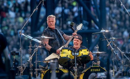 Metallica podczas koncertu w Madrycie