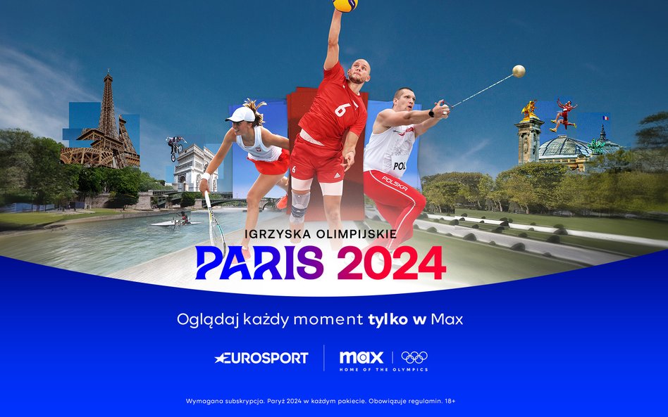 Igrzyska olimpijskie w Paryżu na platformie Max. Więcej, łatwiej, wygodniej