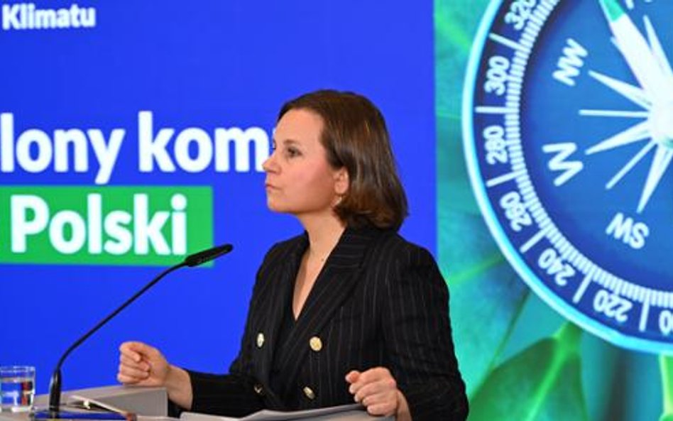 Wiceminister klimatu i środowiska Urszula Zielińska.