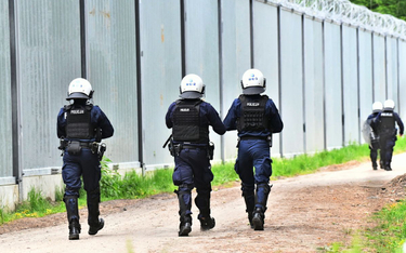 Polscy policjanci zaatakowani na granicy z Białorusią