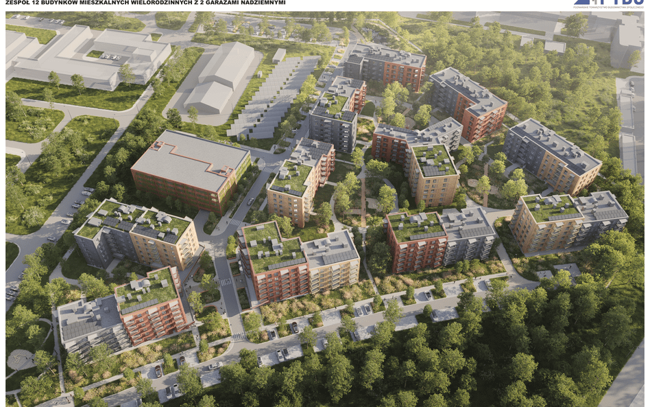 Osiedle przy ul. Kopanina w Poznaniu - inwestycja planowana przez miejski Zarząd Komunalnych Zasobów