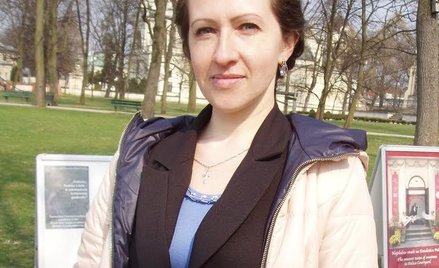 Irina Istomina podczas pobytu w Warszawie