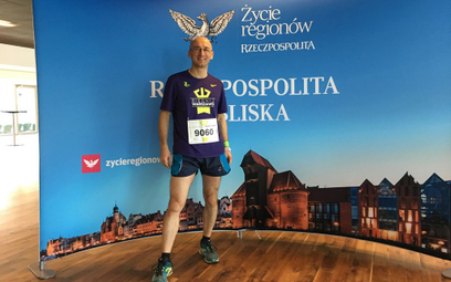 Piotr Gralak, grafik komputerowy w „Rzeczpospolitej”, maratończyk.