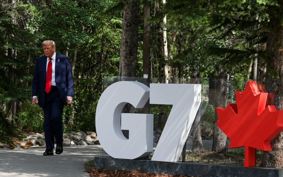 Donald Trump przybył na szczyt G7 do Kananaskis w Kanadzie
