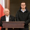 Jarosław Kaczyński i Mateusz Morawiecki w marcu 2022 roku w Kijowie