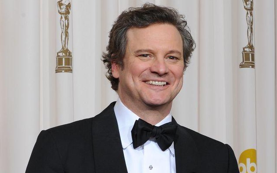 Colin Firth, nagrodzony Oscarem za rolę jąkającego się monarchy w "Jak zostać królem"