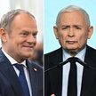 Donald Tusk, Jarosław Kaczyński i Grzegorz Braun