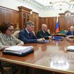 Od lewej: prezes Banku Rosji Elwira Nabiullina, minister rozwoju gospodarczego Rosji Maksim Reszetni