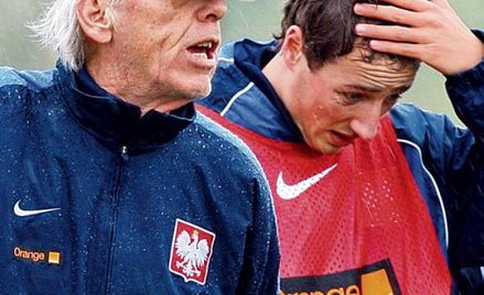 Leo Beenhakker i jego nowy ulubieniec Łukasz Trałka