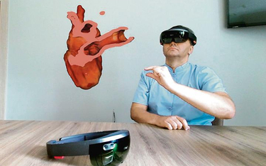 Transmisja na żywo z użyciem augmented reality, czyli rozszerzonej rzeczywistości.