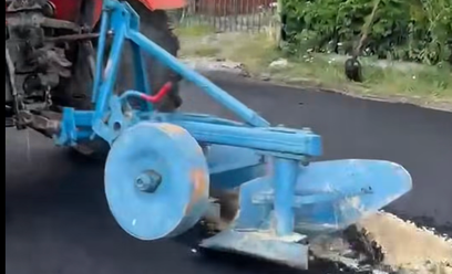 Rolnik zaorał ulicę w Gliwicach, straty wyceniono na 400 tys. zł