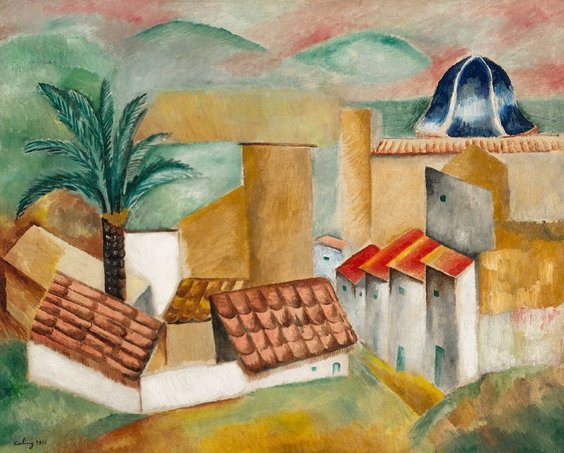 Atrakcją zbiorów jest „Pejzaż z Sagunto” namalowany przez Kislinga w  1916 roku.