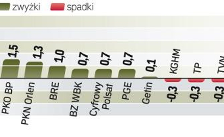WIG20 w dalszym ciągu poniżej 2400 pkt. Warszawskie indeksy giełdowe opierają się jednak tendencji s