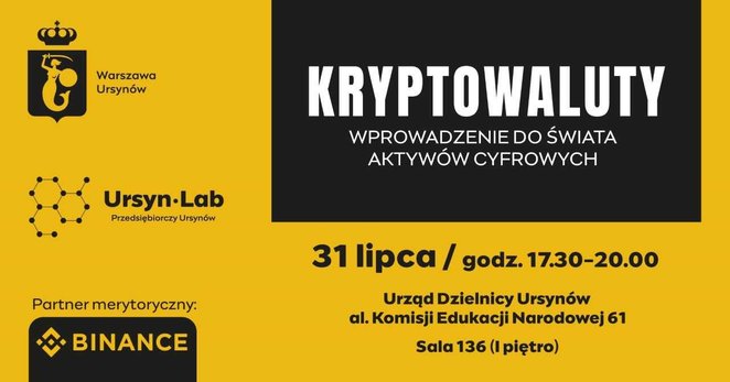 UrsynLab zaprasza na bezpłatne szkolenie z kryptowalut i technologii blockchain
