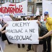 Pikieta NSZZ „Solidarność” przeciwko bezrobociu, Łódź, 25.05.2011 r.