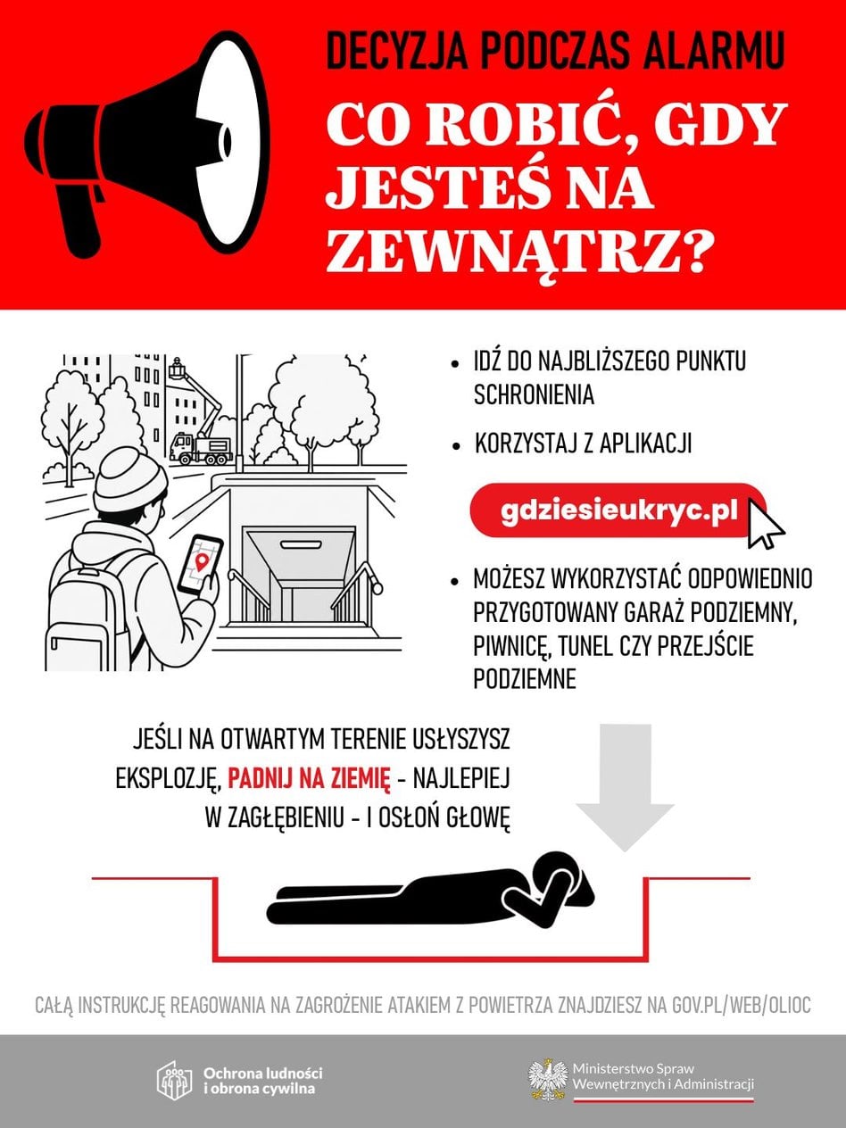 Intrukacja reagowania przygotowana przez MSWiA
