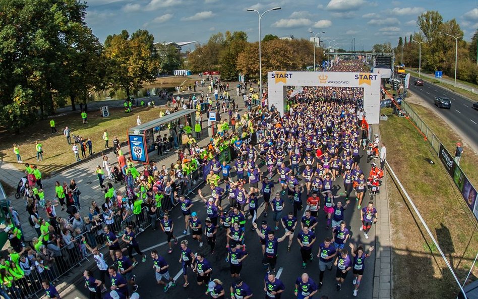 Po raz ósmy odbył się jeden z najpopularniejszych biegów masowych w Polsce - „Biegnij Warszawo".