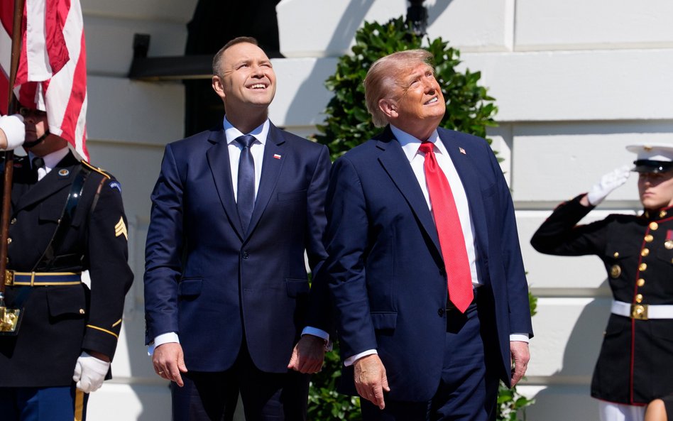 Karol Nawrocki i Donald Trump