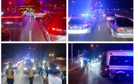 Policja z Pruszkowa ukarała mandatami uczestników nielegalnych wyścigów samochodowych