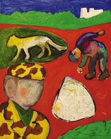 Obrazy Zdzisława Nitki rzadko trafiają na aukcje.