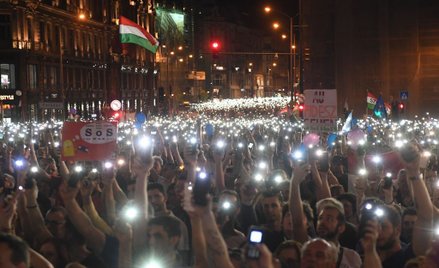 Węgry: Kolejna demonstracja przeciw Orbanowi w Budapeszcie