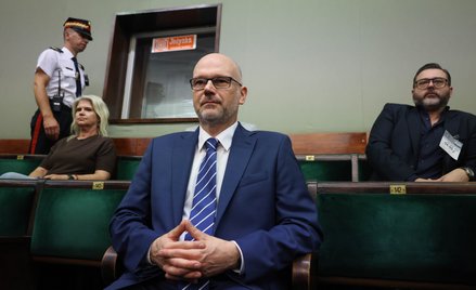 Maciej Berek na sali obrad Sejmu
