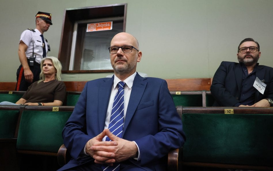 Maciej Berek na sali obrad Sejmu