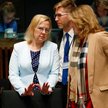 Minister Anna Moskwa (z lewej) na Radzie UE w Luksemburgu